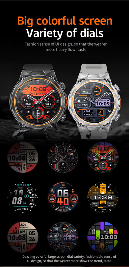 Ak81 Military Super Grade Smartwatch + Earpod + Extra Strap.!!– Built for Adventure & Everyday Power
