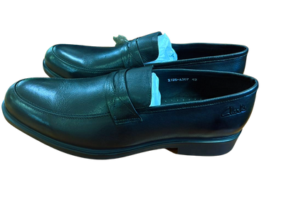 Clarks Gentle Pure Leather Shoes – Black | Durable Rubber Sole