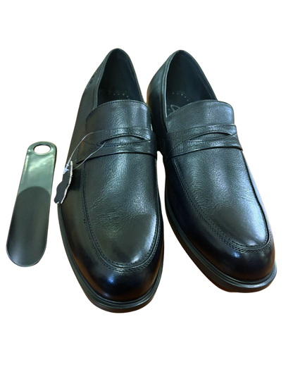 Clarks Gentle Pure Leather Shoes – Black | Durable Rubber Sole