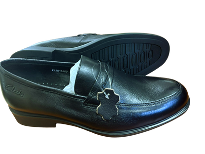 Clarks Gentle Pure Leather Shoes – Black | Durable Rubber Sole