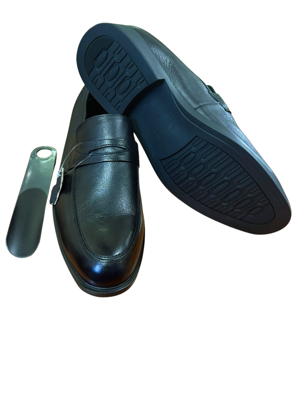Clarks Gentle Pure Leather Shoes – Black | Durable Rubber Sole