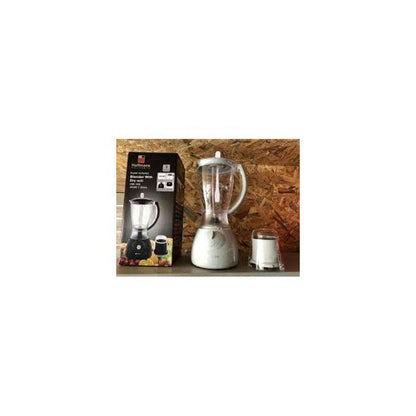 Hoffmans 1.5L Blender With Dry Mill White, Black