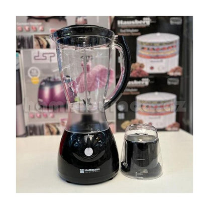 Hoffmans 1.5L Blender With Dry Mill White, Black