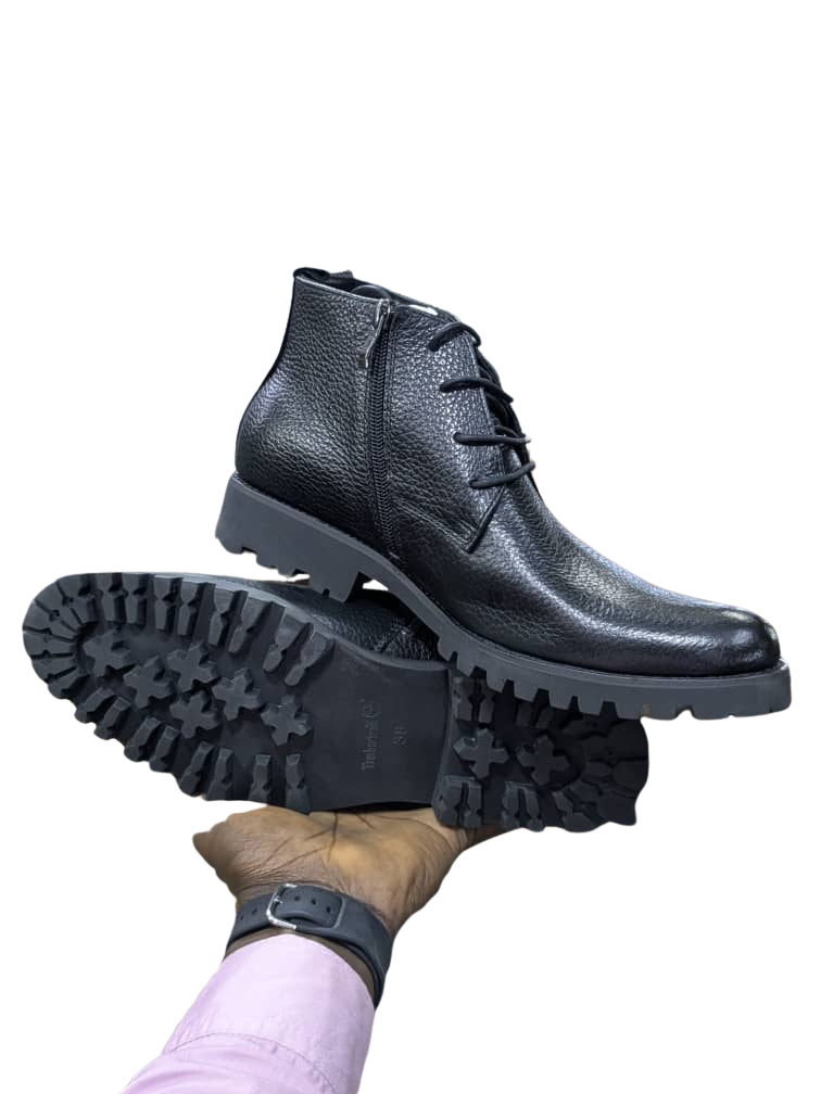 Timberland Boot Shoe – Black (Premium Leather)