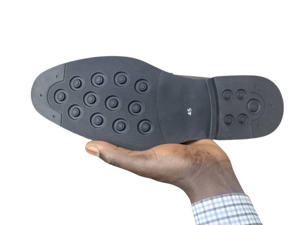 Soft Leather Gentle Shoes with rubber sole