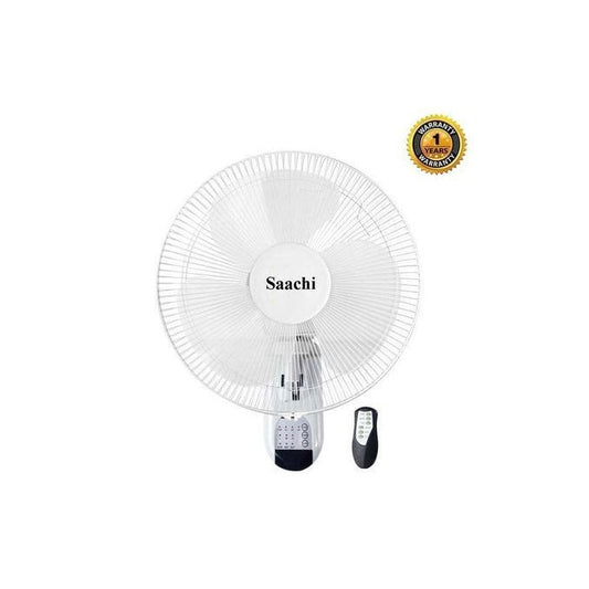 Saachi 16 Inch Wall Fan With Remote Control, 3 Speed