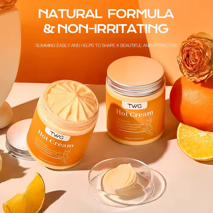 TWG 250g cream for fat burning and Weight Loss  Anti Cellulite Slimming Body Cream Weight Loss Belly Hot Cream Body Slimming Cream