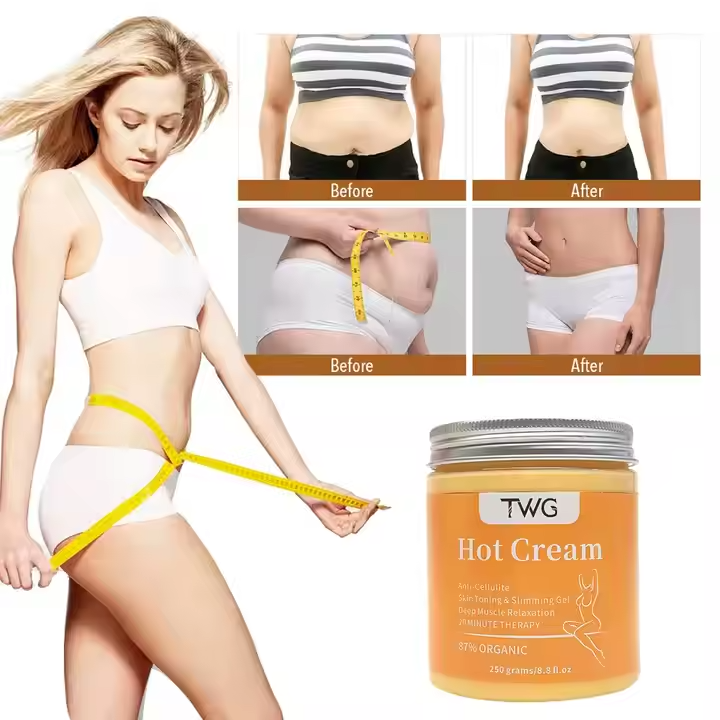 TWG 250g cream for fat burning and Weight Loss  Anti Cellulite Slimming Body Cream Weight Loss Belly Hot Cream Body Slimming Cream