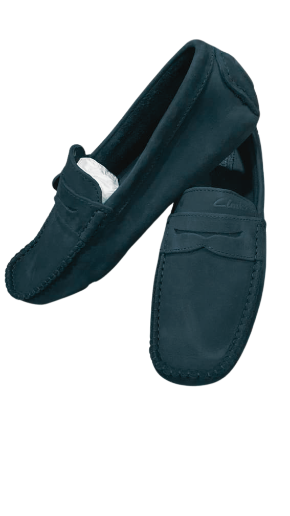 Clarks Moccasin – Black (Suede & Pure Leather)