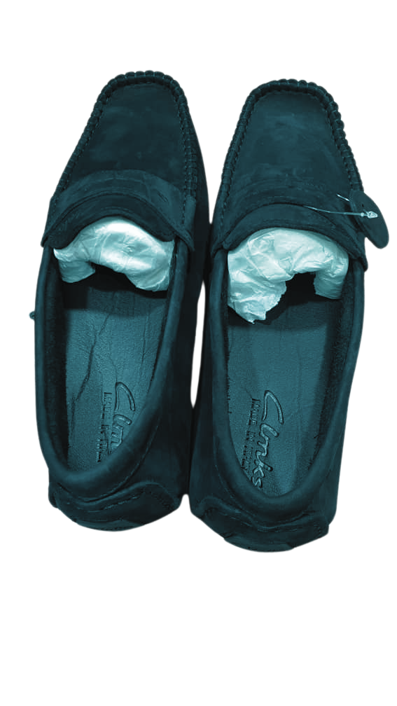 Clarks Moccasin – Black (Suede & Pure Leather)