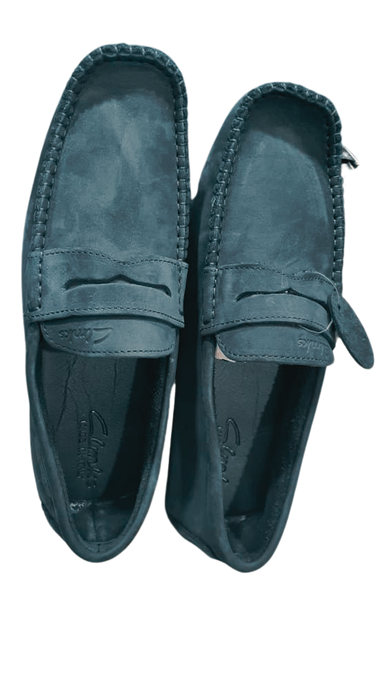 Clarks Moccasin – Black (Suede & Pure Leather)