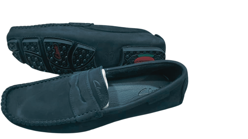 Clarks Moccasin – Black (Suede & Pure Leather)